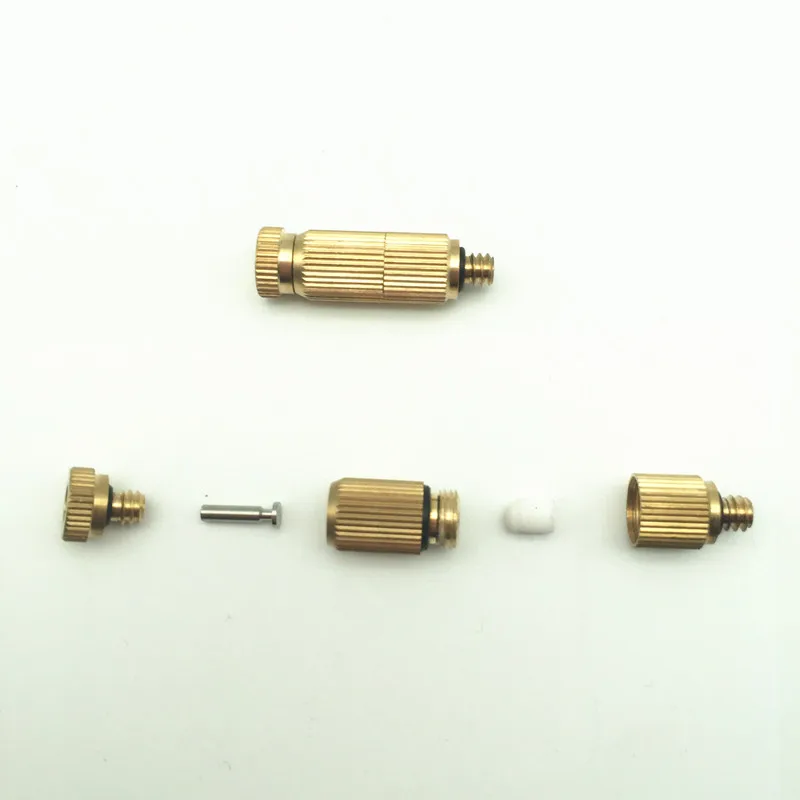 

Anti drip High Pressure Brass Mist Nozzle Misting Nozzle with pp filter Watering Fogging Spray Sprinkler for misting system
