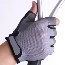 Дышащий противоскольжения велосипедный двигатель/велосипед Спорт гель половину-палец перчатки