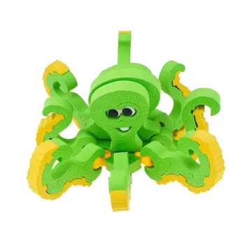 

Funny 14pcs EVA 3D DIY Puzzle Game Octopus Model Creative DIY Assembled Toy Kids Educational Toys Baby Cognition Toys Kids Gifts