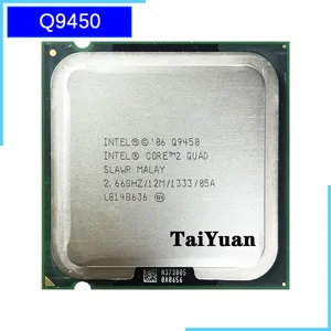Intel Core 2 Quad Q9450 2.6 GHz, Quad Core processeur d'unité centrale 12M 95W 1333 LGA 775