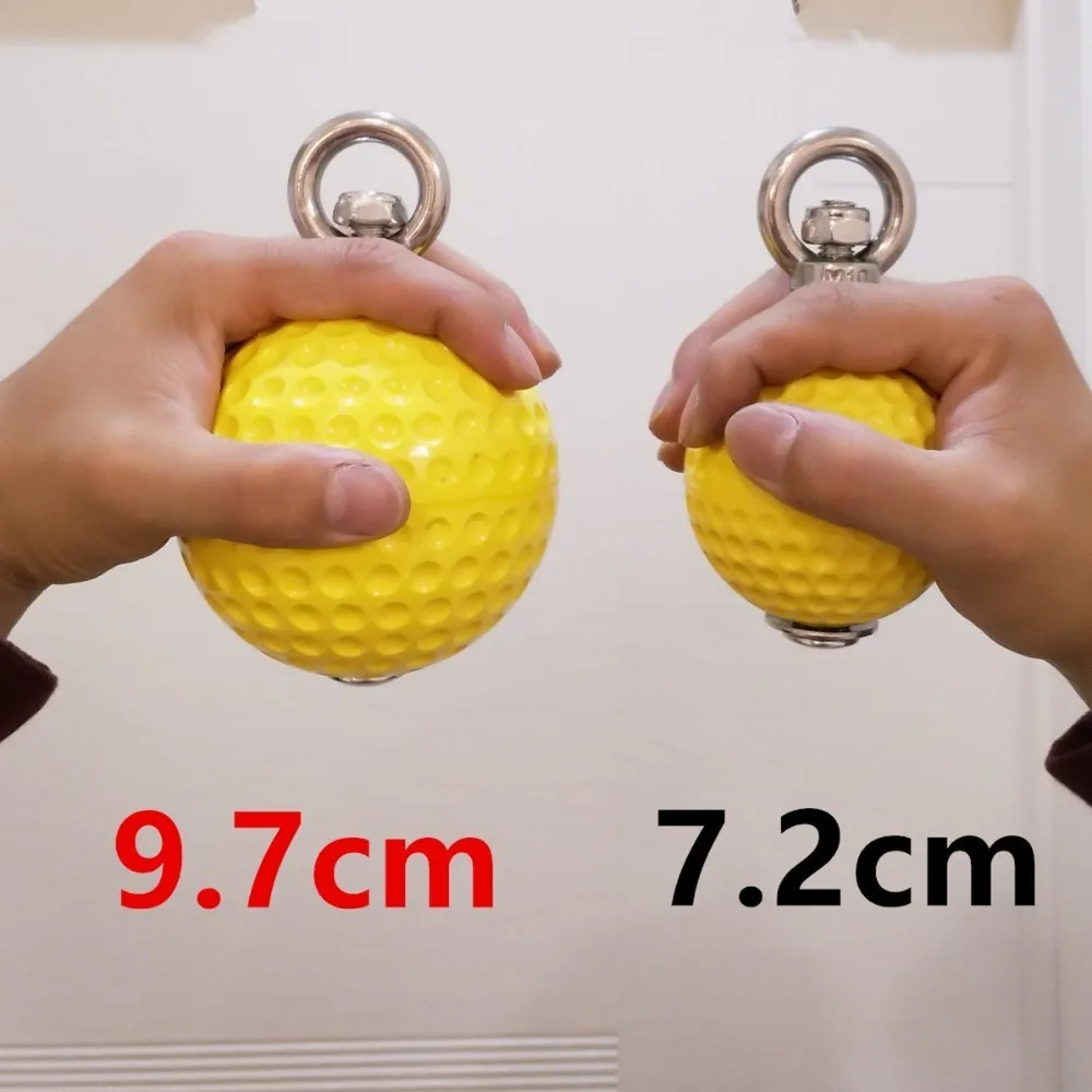 9,7 см тянущиеся шарики Cannonball ручки для тренировки пальцев сцепление силовой тренировки рук мышцы гантели для тренажерного зала шар для кистей рук A9272