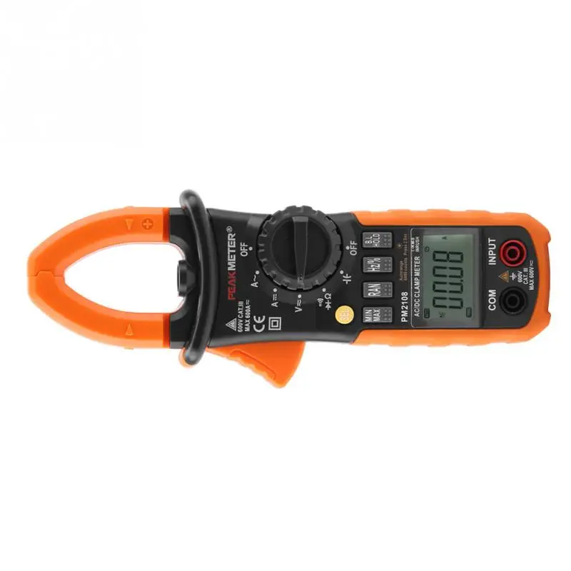 Мультиметр PEAKMETER PM2108 портативный цифровой измеритель тока напряжения и