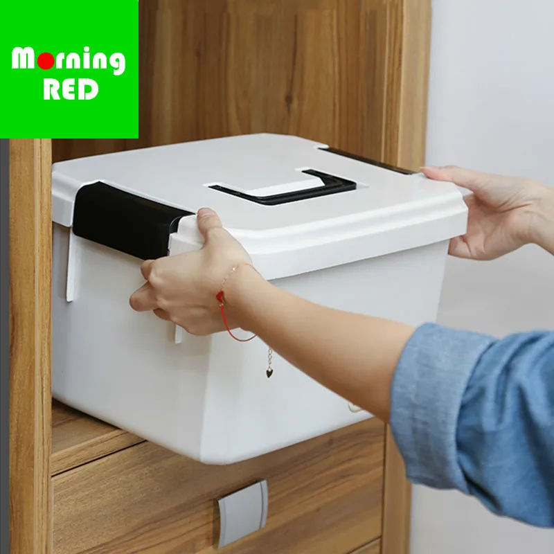 

New Arrivals Plastic Double layer Large Medicine Box drug Clothes Toys Sundries And Other Home Storage Organizers First aid kit