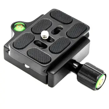 

Alloyseed Clamp and Quick Release Plate with 1/4-3/8 Screw Adapter for Ball Head Monopod Tripod
