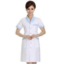 Новая акция хлопковые Медицинские костюмы медицинская Униформа пальто костюм для медсестры красота Parlour аптека короткий рукав Летняя Рабочая одежда