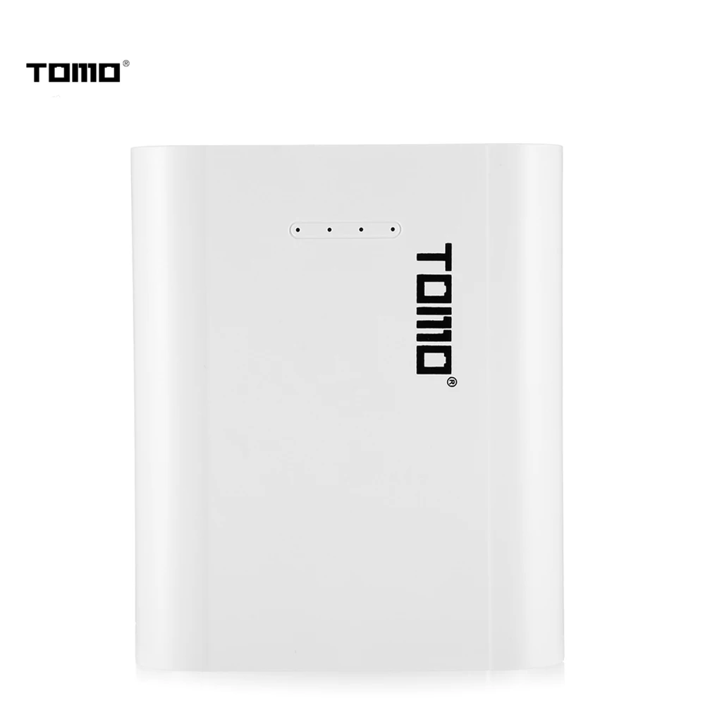 

TOMO P4 Smart Power Charger 5V 2A/1A Power Bank Dual USB Case for 18650 Li-ion Battery Portable DIY Power bank Box Charger