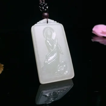 

Buda Hot Sale Rushed 2020 Brass Knuckles Free Shipping Chakra Zhou Yu Ya Xuan Mind Hetian Brand Necklace Pendant Bai Yupei Has