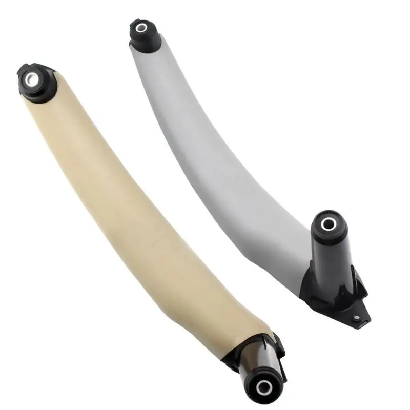 

VODOOL Car Inner Handle Interior Door Panel Pull Trim Cover Gray Beige Black Right for BMW X5 E70 X6 E71 Handle Pull Trim Cover