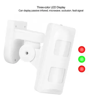 

Outdoor Waterproof Pet Immunity Double Sensor Microwave Infrared Passive Detector Alarm DC9-16V High Quality