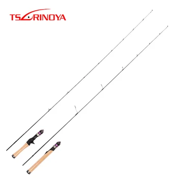 

TSURINOYA ARES Fishing Rod 1.4m 1.68m UL Power Casting Spinning Lure Rod Fuji accessories Handle Detachable Trout Rod