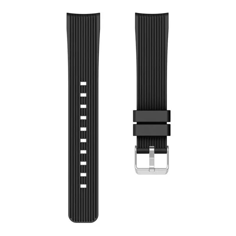 Мягкий силиконовый прямой ремешок для часов samsung Galaxy Watch Active 20 мм Смарт часы умные