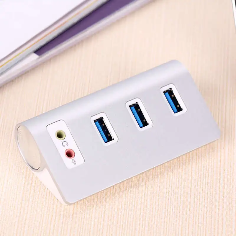 Acasis Hs0047 алюминиевый сплав Usb Высокоскоростной Разветвитель 3 0 концентратор порта