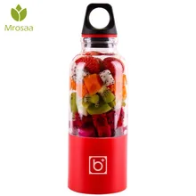 Портативный 500 мл мини электрическая соковыжималка чашка USB подзаряжаемый блендер миксер шейкер соковыжималка для фруктов соковыжималка для цитрусовых