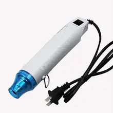 Штепсельная Вилка EU/US DIY с помощью теплового пистолета Электрический Электроинструмент горячего воздуха 300 Вт Температурный пистолет с опорное место термоусадочный пластик 220/110 В