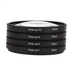 52 мм макросъемки набор светофильтров для Nikon D5100 D5200 D5300 D7100