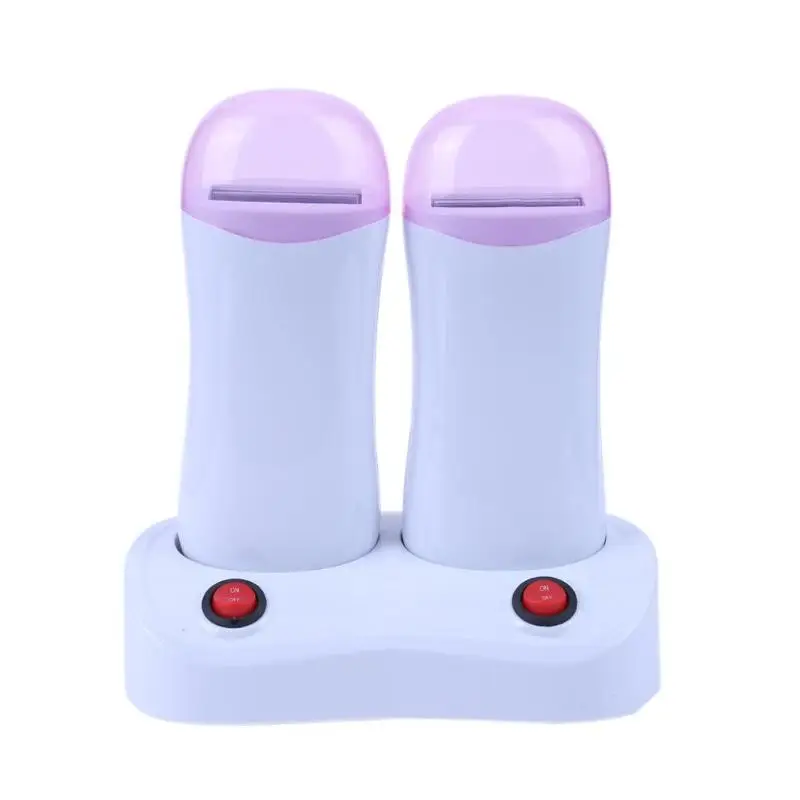 

Hair Removal Wax Machine Women Epilator Electric Rolling Cartridge Double Depilatory Wax Hair Remover Paraffin Heater EU Plug