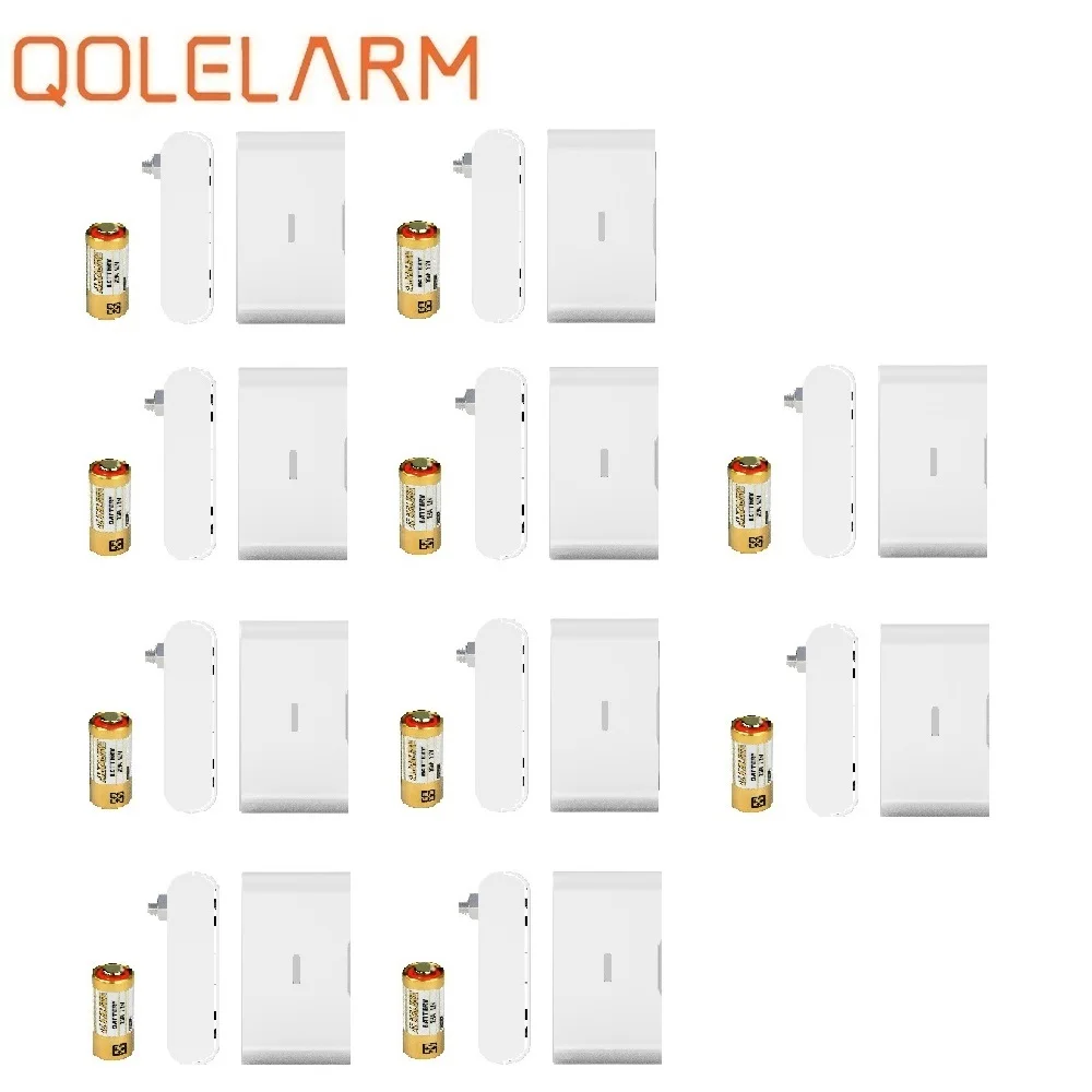 QOLELARM 4/10 шт. в каждой партии DIY Беспроводной детектор уровня воды для пола утечки 433