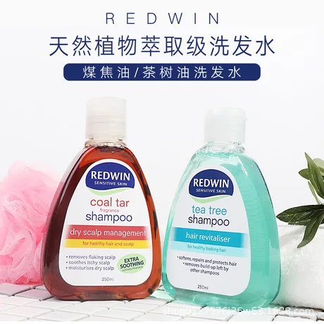 250ml Original Australia Redwin Coal Tar/Tea Tree Oil Shampoo for Soothe Dry/itchy Scalp Soften Repair Better Hair | Красота и
