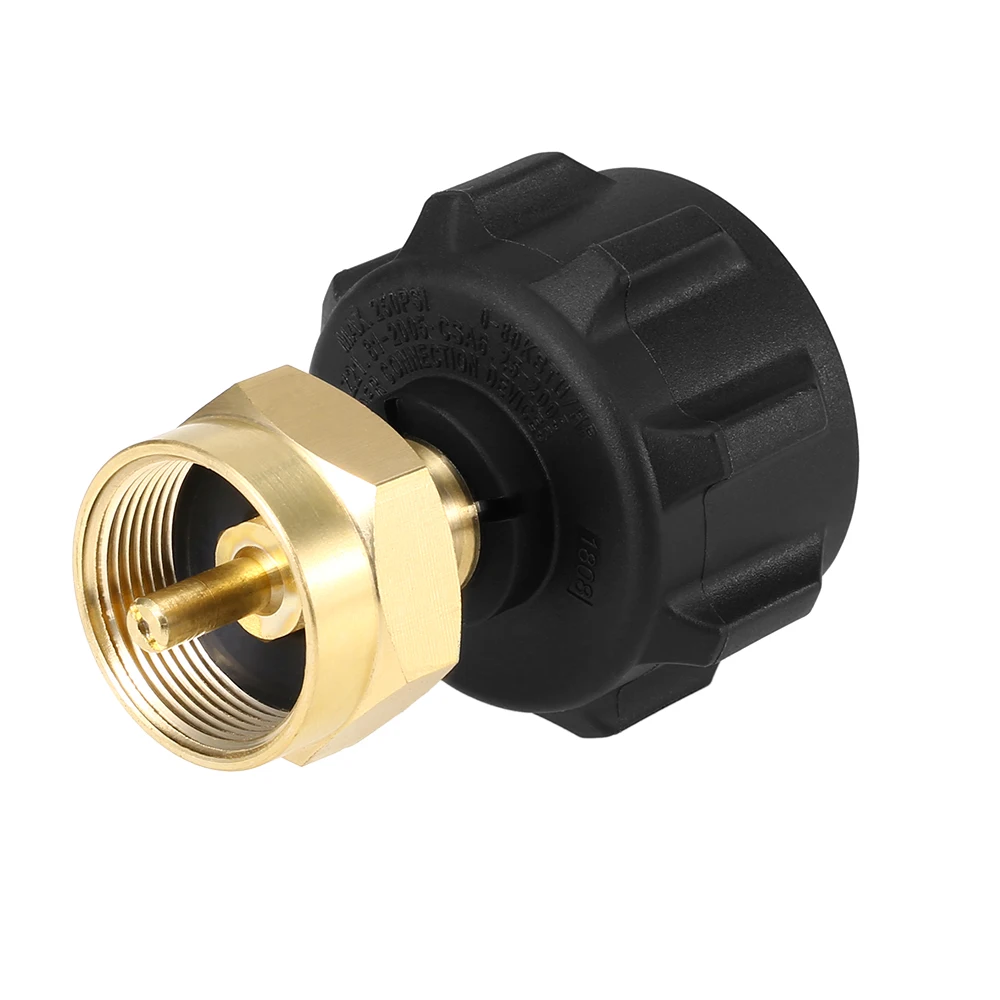 

Propane Refiller Stove Adapter Safety QCC1/Type1 Regulator Valve Refill Adapter for 1LB Small Cylinders Canister Fill Coupler