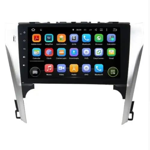 Четырехъядерный 1024*600 Android 5 1 автомобильный DVD GPS навигационный плеер для Camry 2012 с