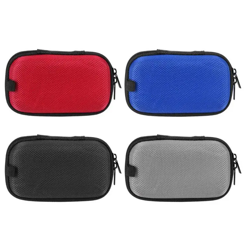 

Mini Zipper Braided Headphone Headset Case Charger Storage Bag Protective Case USB Cable Earphone Earbuds Pouch Box Organizer