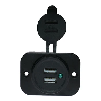 

New Arrival Motorcycle Car Refit High Power 2.1A 12V 24V Universal Dual USB Car Charger