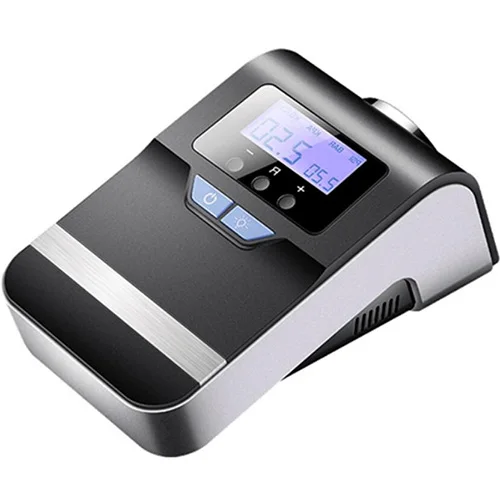 

4-In-1 Car Tire Inflatable Pump 120W Portable Electric Air Compressor LED Lighting Dual Display Auto Inflator Pumps Car Charge