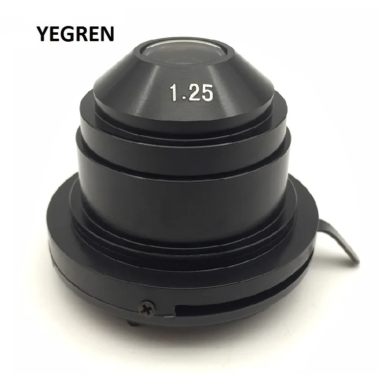 Beste Biologische Microscoop Abbe Condensor Verzamelen Spiegel N.A. 1.25mm Bovenste Diameter 37mm Microscoop Deel Accessoires