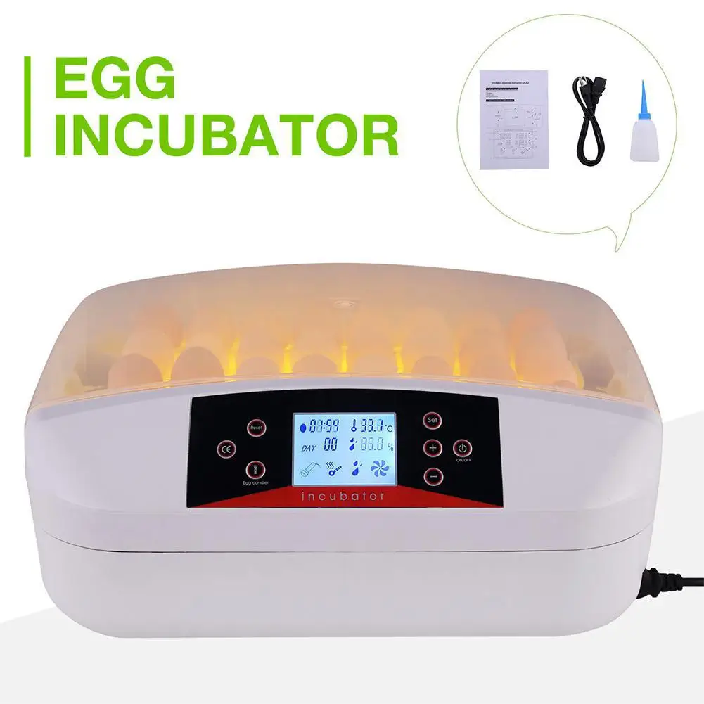 Adeeing Digital 32 Eggs Incubator Chicken Hatcher Temperature Turning Control Adeeing Digital 32 Eggs Incubator Chicken Hatcher Temperature Turning Control