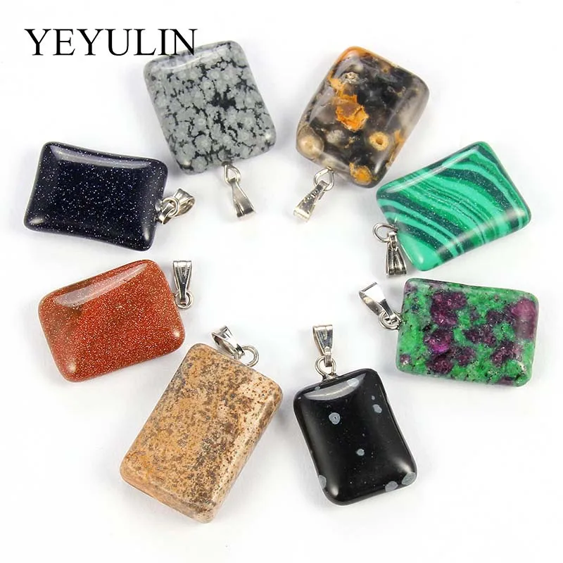 

10 Pcs Assorted Natural Stone Tumbled Stones Crystal Quartz Aventurine Obsidian Points Beads Chakra Healing Reiki