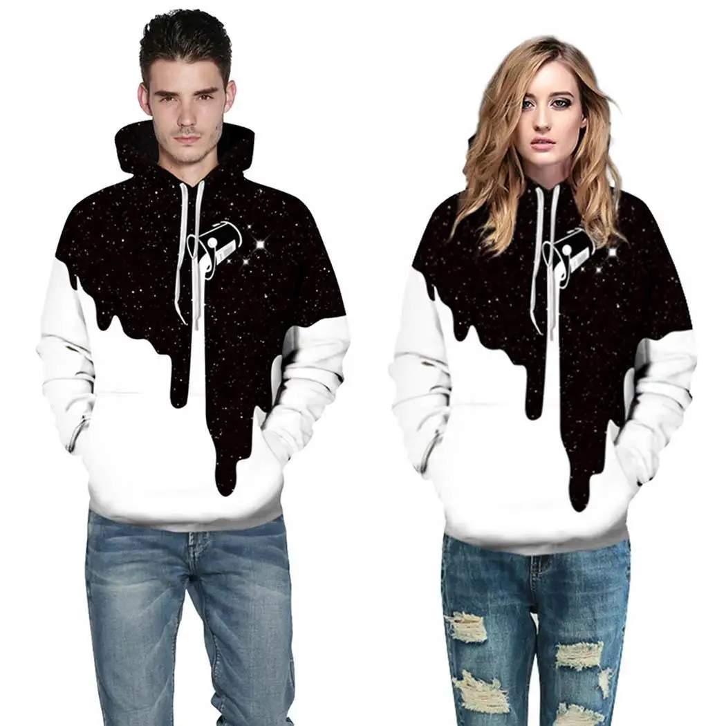 

2019 New Fashion Men Women Couple Lover Hooded Casual Long Sleeve Drawstring Pullover Hoodie Sportswear Skateboarding Hoodies