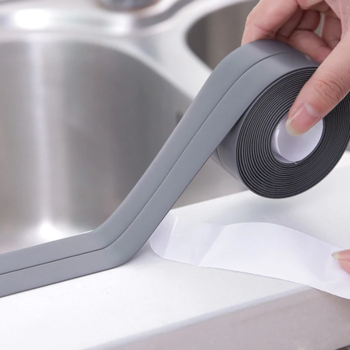 320X3.8cm Sealing Strips Glues Self Adhesive Waterproof Mouldproof PVC