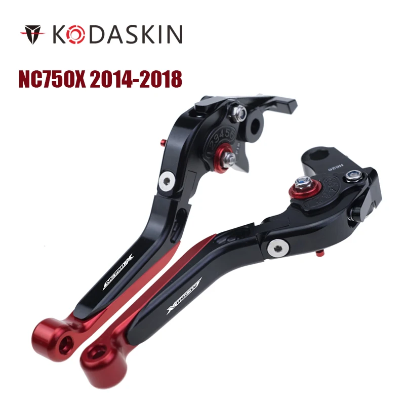 

KODASKIN Left and Right Folding Extendable Brake Clutch Levers for Honda NC750X 2014-2018