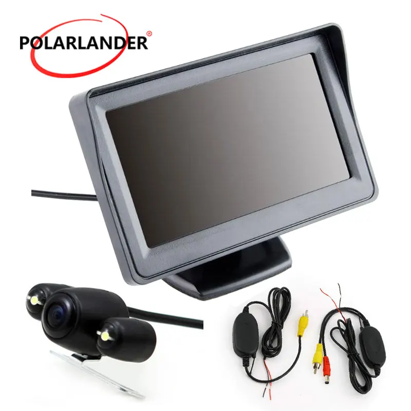 

4.3 Inch Pocket-sized TFT LCDMonitor with 2 Video Input for Parking Reversing night vision Rearview Car Camera