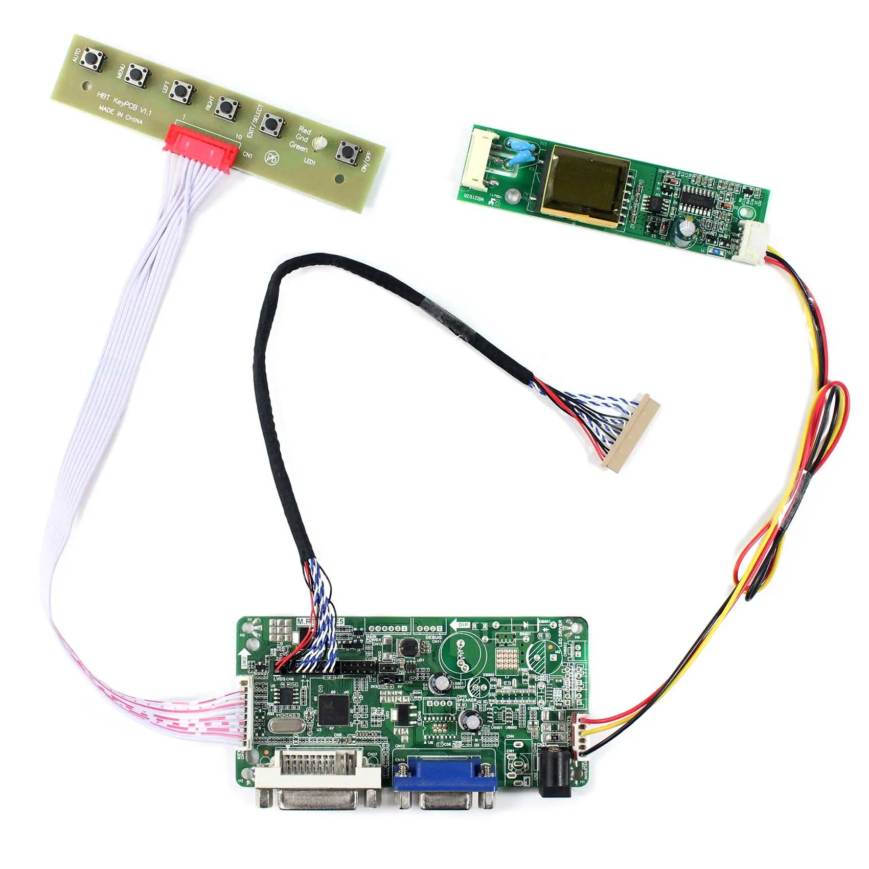 Плата контроллера для ЖК-дисплея VGA + DVI RT2281 работает 15 3 дюймов 1280x768 Φ | Электроника