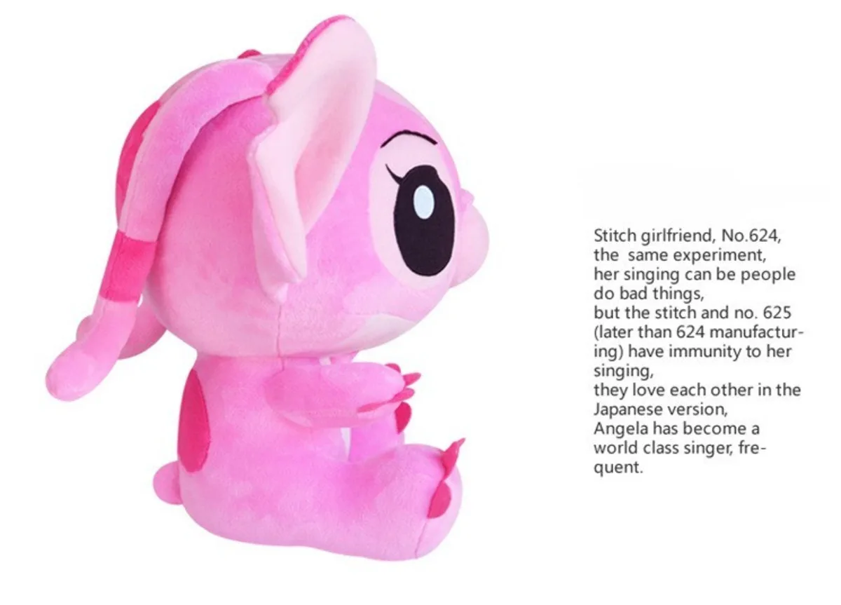 stitch's girlfriend angel plush
