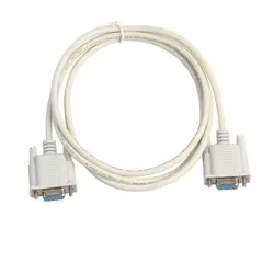 1 шт. 5ft F/F последовательный RS232 нуль-модемного кабеля Женский DB9 FTA перекрестной 9 Pin данных COM кабель конвертер ПК доступа