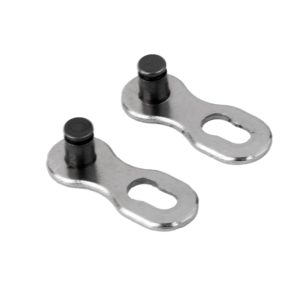 

2pcs Steel Connecting Link Connectors Chain 10 Speed for Bicycles Bike Chians Connector Split Quick Master Link