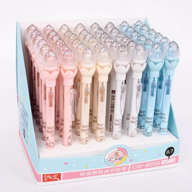 

1 Pieces Lytwtw's Kawaii Side Press Automatic Mechanical Pencil Writing Drawing School Office Supply Student Stationery