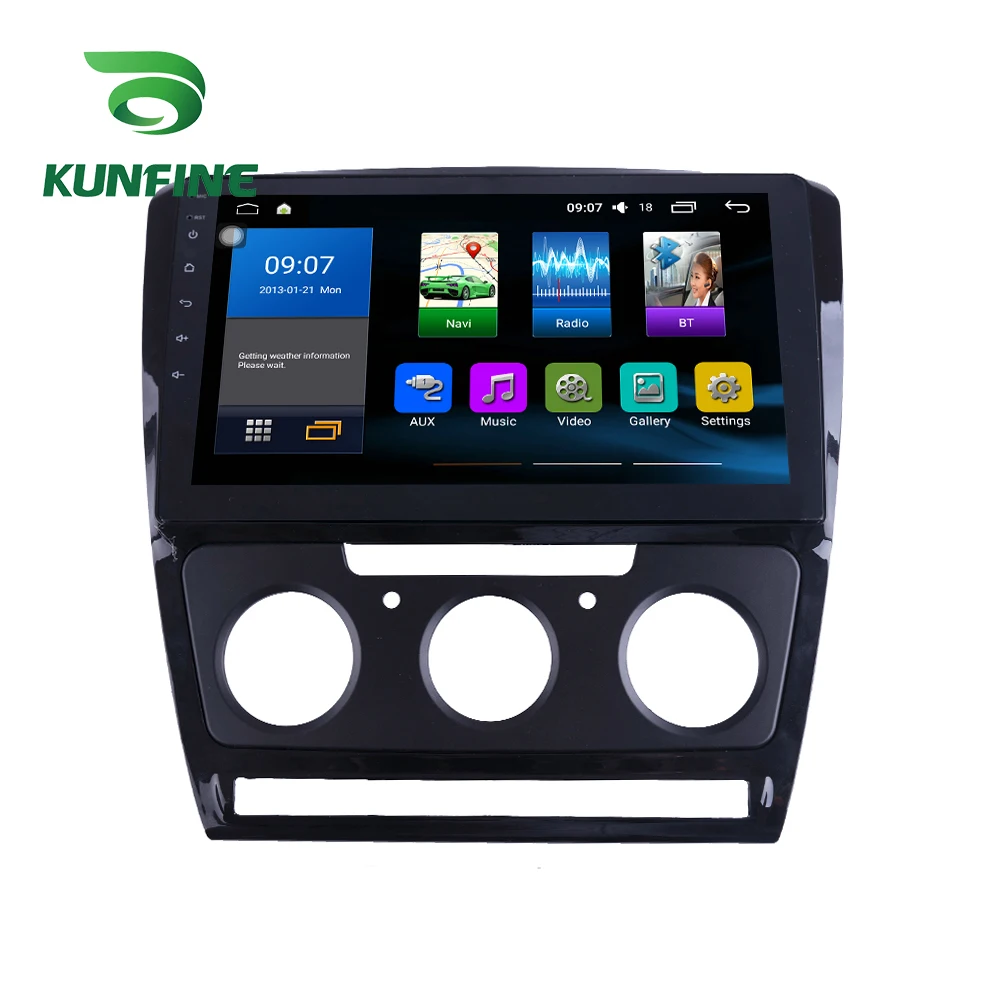 Восьмиядерный 1024*600 Android 8 1 автомобильный DVD GPS навигационный плеер Deckless стерео для