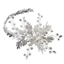 1 шт. Свадебная повязка на голову Изысканный свадебный ободок для волос со стразами обруч для волос аксессуары для головных уборов для свадьбы, дня рождения