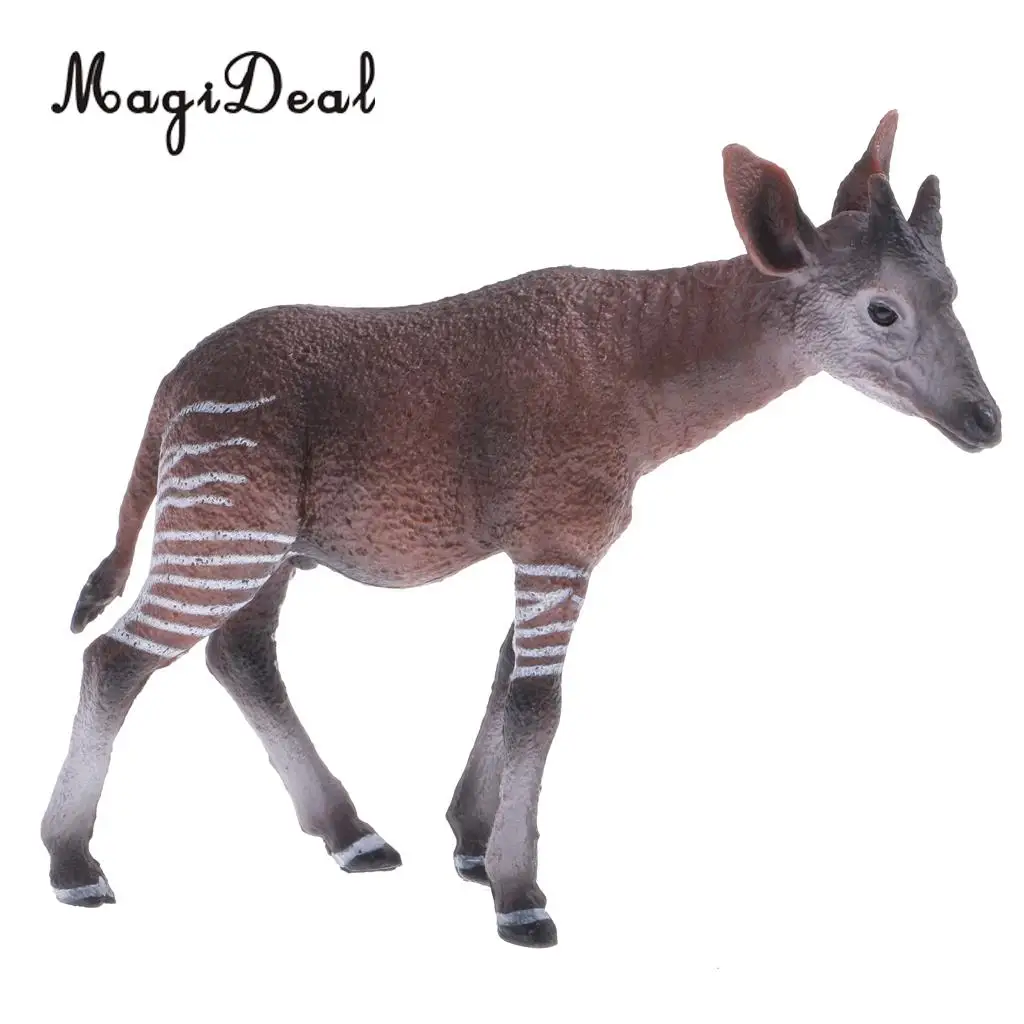 1 шт. Реалистичная фигурка Okapi для животных из зоопарка модель фигурки детей