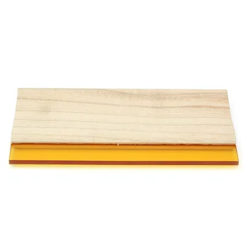 

Promotion! 10 inch Silk Screen Printing Press Squeegee Single 70 Durometer Ink Scraper Tool Wood color