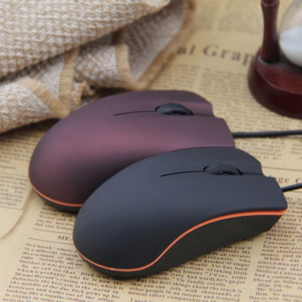 1200DPI For PC Laptop Engineering Plastic Optical USB Computer Accessories Wired Mouse Professional Silent Frosted Surface Mice 1200DPI For PC Laptop Engineering Plastic Optical USB Computer Accessories Wired Mouse Professional Silent Frosted Surface Mice