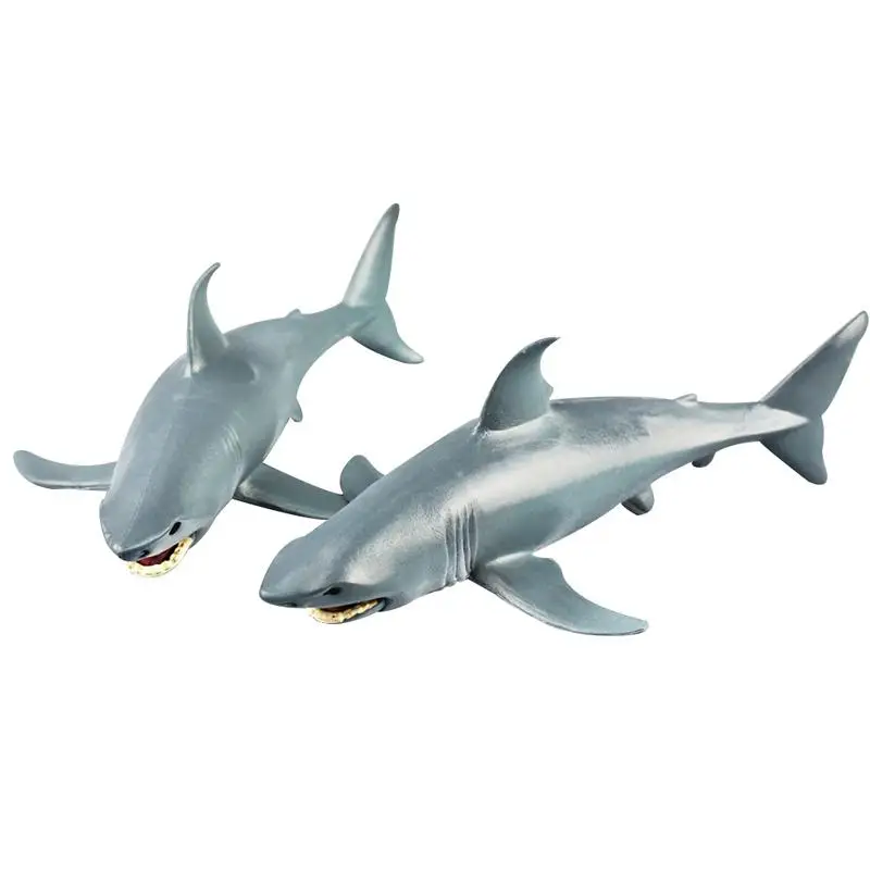 Blue Shark Shaped Marine Life Toy Shark Marine Animal Model Early Education Toy for Children Blue Shark Shaped Marine Life Toy Shark Marine Animal Model Early Education Toy for Children