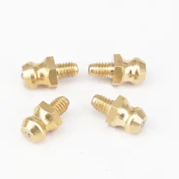 

LOT20 M4 Metric male Brass Thread Straight Grease Zerk Nipple Fitting