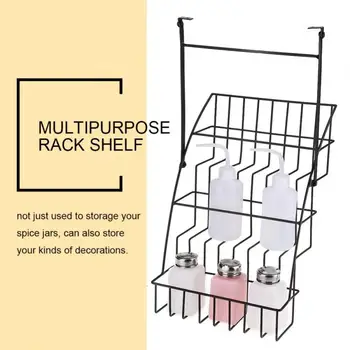 

Coated Iron Wire 3-Tier Elevated Spice Jars Bottles Rack Kitchen Storage Shelf Organizer New