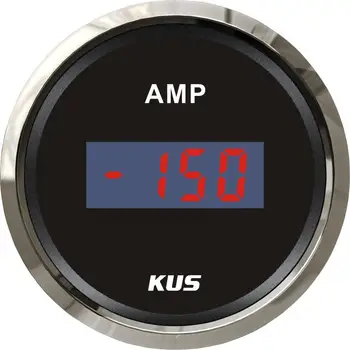 

New KUS 2" Universal Car boat 52mm +/-150A AMP Current Meter Gauge Amperemeter 12V 24V for Car motorcycle Auto