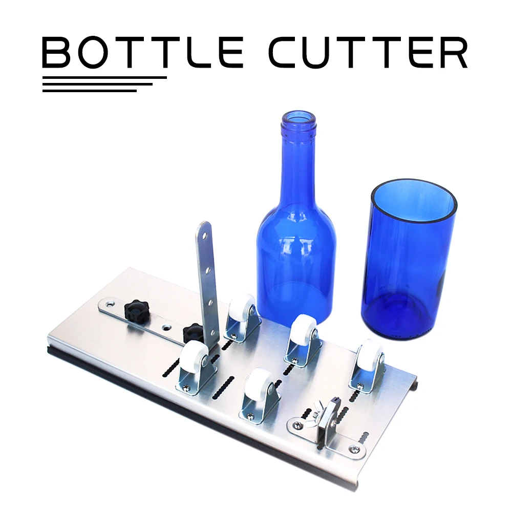 

3-Wheel 5-Wheel Glass Bottle Cutter Cutting Thickness 2-12mm Stainless Steel Cutting Control Create Glass Sculptures