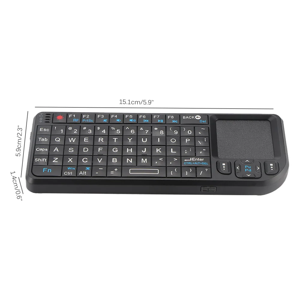 Новая беспроводная мини клавиатура 2 4G с подсветкой тачпада для Smart TV Samsung LG Panasonic